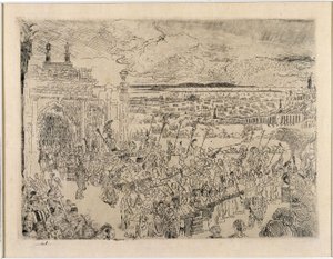 Romeinse zegetocht door James Ensor