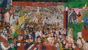 De Intocht van Christus in Brussel in 1889, 1888