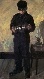 De Lampenjongen door James Ensor
