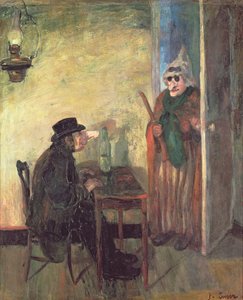 De geshockeerde maskers door James Ensor