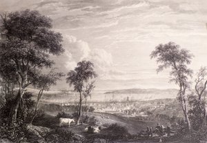 Uitzicht op Dundee vanaf Balgay Hill door James Fenton