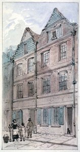 Huizen in Blackhorse Alley, Fleet Street, City of London door James Findlay