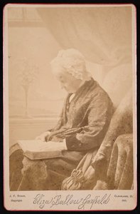 Portret van Eliza Ballou Garfield 1801-1888, 1881