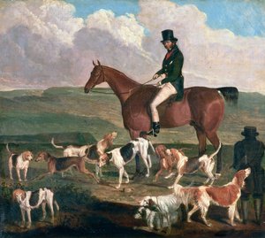 Tom Llewelyn Brewer op zijn Paard, 