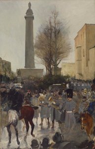 Vijfde regiment in Mount Vernon Place