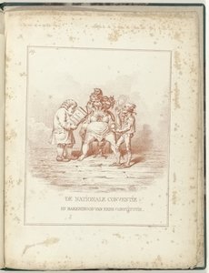 Barensnood van de Nationale Conventie, 1795 door James Gillray (possibly)