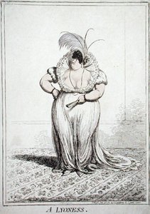 Een Leeuwin door James Gillray