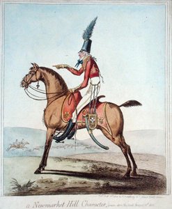 Een Newmarket Hill Karakter door James Gillray
