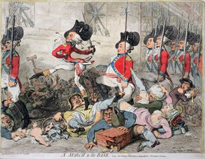 Een Edele, alias een Sans-Culotte, uitgegeven door J. Fores in 1792