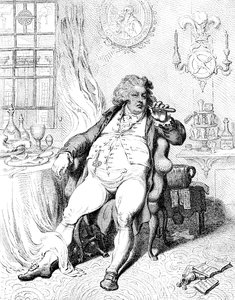 Een Voluptueuze Onder de Verschrikking van de Spijsvertering, 1792