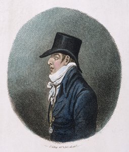 Een portret, gepubliceerd door Hannah Humphrey in 1799