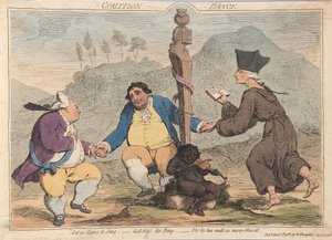 Coalitie dans door James Gillray