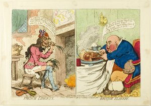 Franse vrijheid, Britse slavernij