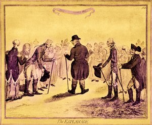 George III - karikatuur door James Gillray