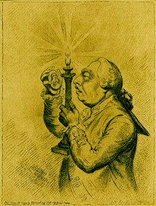 Caricatuur van George III door James Gillray door James Gillray