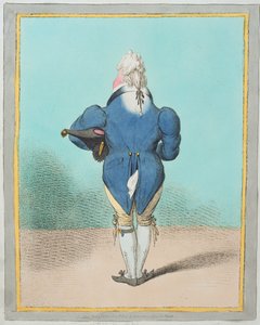 Z.K.H. de Prins van Wales (1762-1830) gepubliceerd door Hannah Humphrey in 1802 door James Gillray