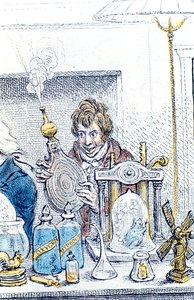 Humphry Davy, Britse chemicus en uitvinder, 1802 door James Gillray