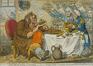 John Bull neemt een lunch, 1798