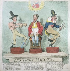 Les Trois Magots, uitgegeven door Hannah Humphrey in 1791