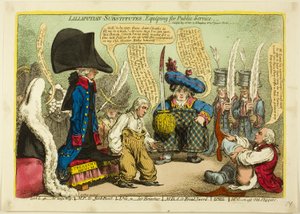 Lilliputtersvervangers, Uitrusting voor openbare diensten door James Gillray