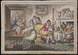 Huwelijkse Harmonieën, uitgegeven door Hannah Humphrey, 1805