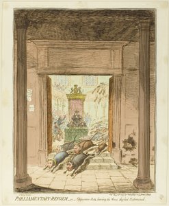 Parlementaire hervorming door James Gillray