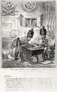 Plaat 4, uit Het Leven van William Cobbett, geschreven door hemzelf, uitgegeven door H. Humphrey, 1809