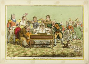Spelen in delen door James Gillray