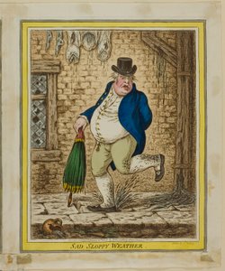 Triest slordig weer door James Gillray
