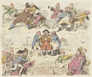 Sansculotten voeden Europa met het brood van de vrijheid, 1793