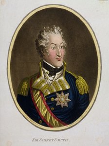 Sir Sidney Smith (1764-1840) door James Gillray