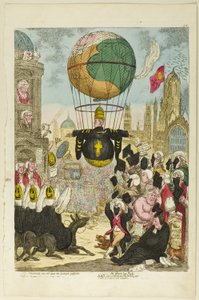 Tentand via est qua me quoque possim tollere humo door James Gillray