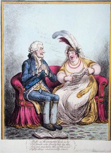 De Bulstrode Sirene door James Gillray