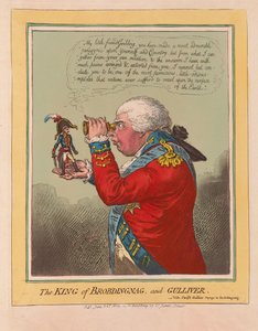 De Koning van Brobdingnag en Gulliver