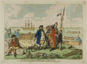 De echte oorzaak van de huidige hoge voedselprijzen door James Gillray