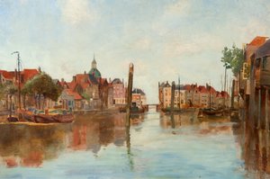 De Haven van Dort door James Guthrie Orchar