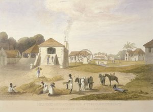 Mill Yard, Holland Estate, St. Thomas in the East door James Hakewill