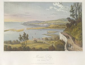 Uitzicht op Montego Bay vanaf Reading Hill, illustratie uit 