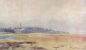 Avond in New Brighton door James Hamilton Hay