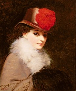 De coquette, 1863 door James Hayllar