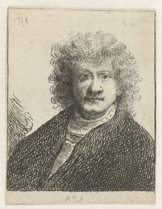 Zelfportret met brede neus