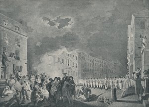 De rel in Broad Street, 7 juni 1780, 1920 door James Heath