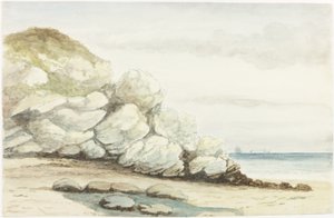 Kust van Durham bij Marsden door James Henry Cleet
