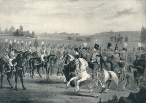 Review van de 1e Life Guards en 8e Huzaren, 4 juni 1842, 1842 1909