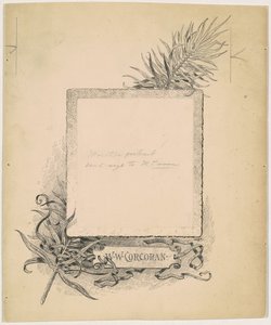 Frontispice, Portret van W. W. Corcoran door James Henry Moser