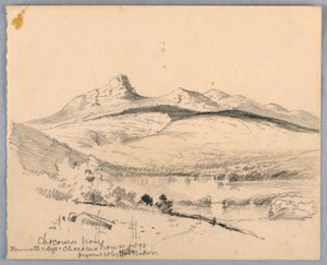 Mt. Chocorua vanuit Tamworth, New Hampshire