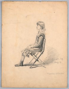 Portret van Florence Johnson door James Henry Moser