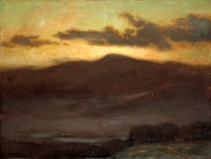 Zonsondergang, Mount McIntyre door James Henry Moser