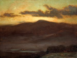 Zonsondergang, Mount McIntyre, 1907