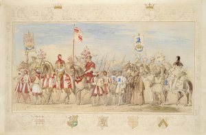 William Earl of Craven, Ridder van de Griffin en Henry de la Poer Beresford, markies van Waterford, Ridder van de Draak, 1839